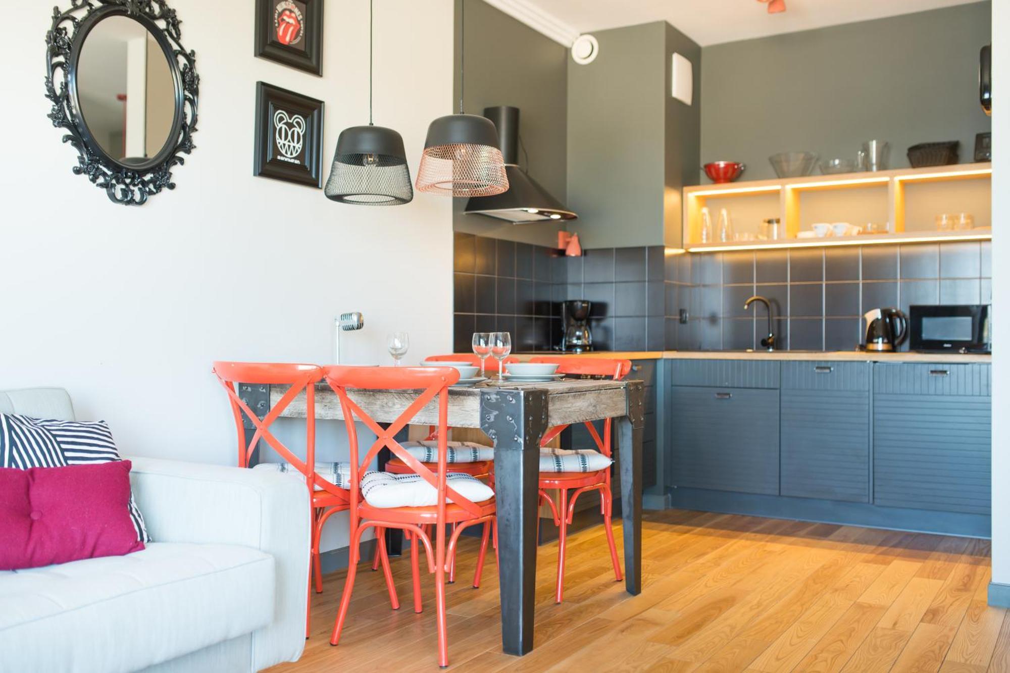 Citystay Brabank Apartament Nad Motlawa Danzica Camera foto